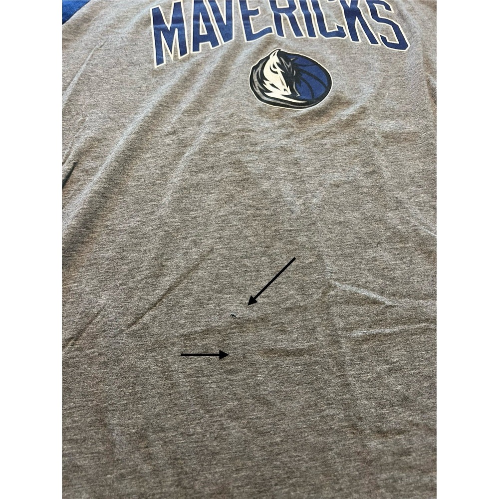 NBA Dallas Mavericks 3/4 Sleeve T-Shirt Apparel from '47 - Picture 10 of 10